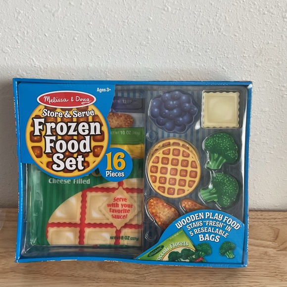 Melissa & Doug Store & Serve Frozen Food Set - 16/pieces sealed